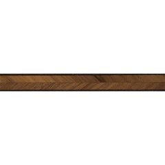 Black Walnut Herringbone Inlay Banding, 1/2'' W