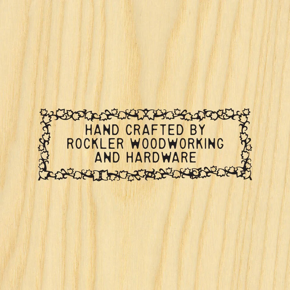 Three-Line Leaf Branding Iron, Head Only (for Electric Handle)