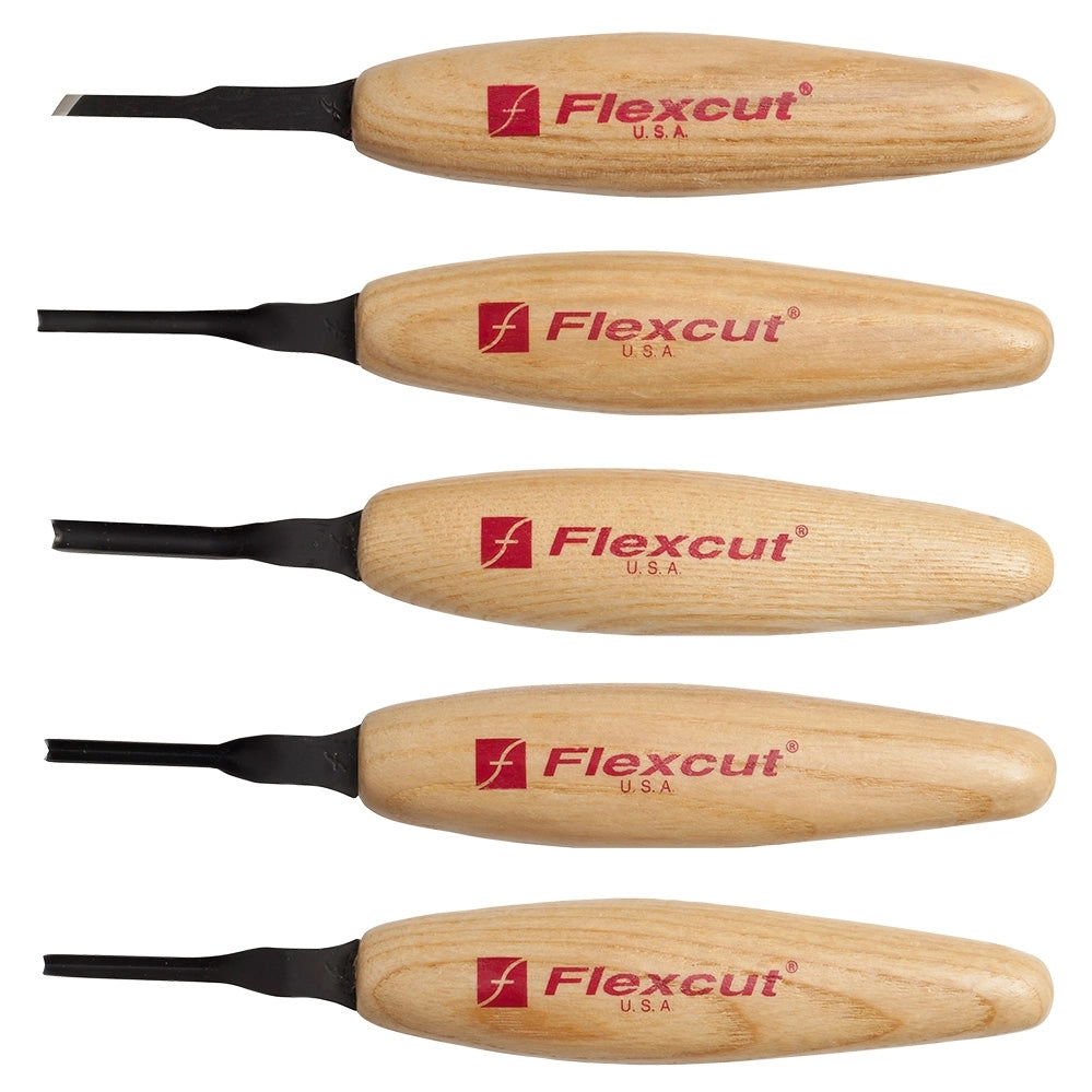 FlexCut® MT930 3mm Mixed Profile Micro Carving Tool Set