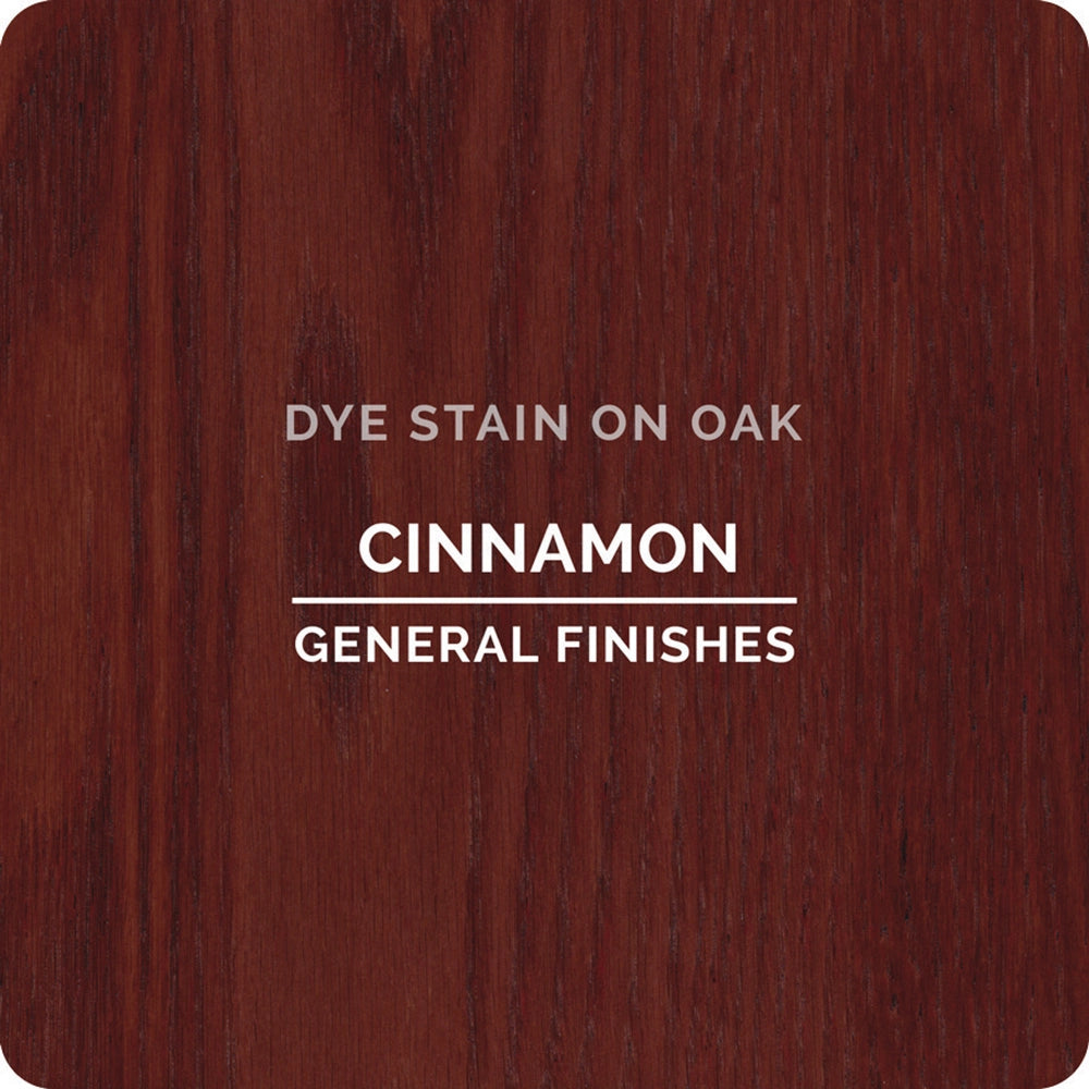 General Finishes Water Based Dye Stain, Cinnamon, Pint