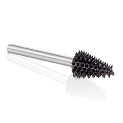 Kutzall Extreme - Taper Burr, 1/8'' Shaft, Head Diameter 1/4'' X Head Length 1/2'', Very Coarse
