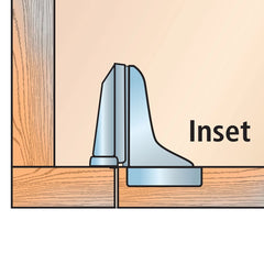 Blum 95° Face Frame Thick Door Hinges, 1/2'' Overlay
