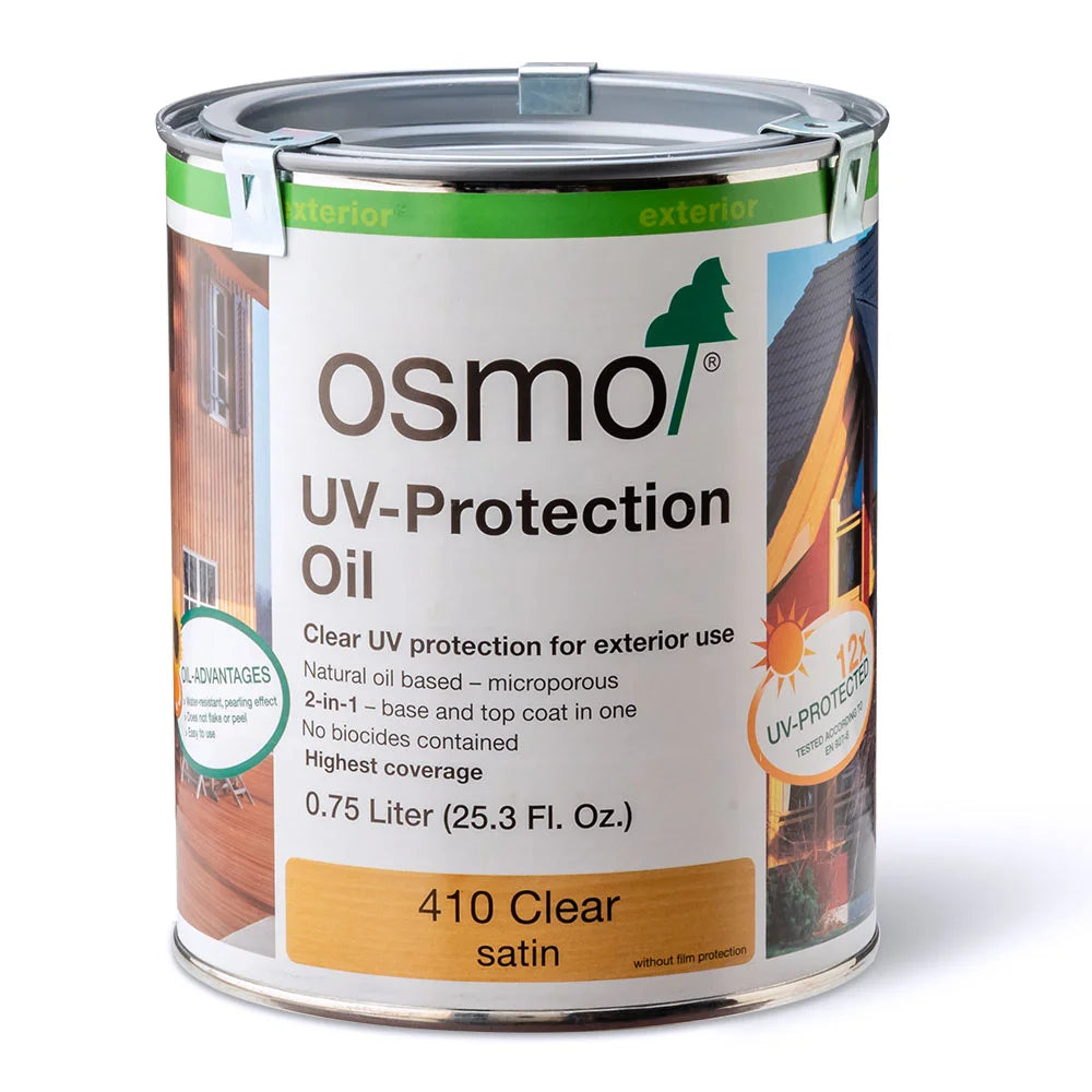 Osmo UV Protection Oil, 0.75L, Clear Satin 410