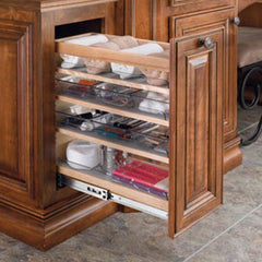 Base Height Vanity Organizer, Natural, Wood - Maple (448-VC25-8)