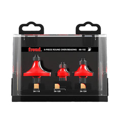Freud® 89-152 5-Pc. Round Over Router Bit Set - 1/2" Shank