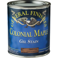 General Finishes Gel Stain, Colonial Maple, 1/2 Pint