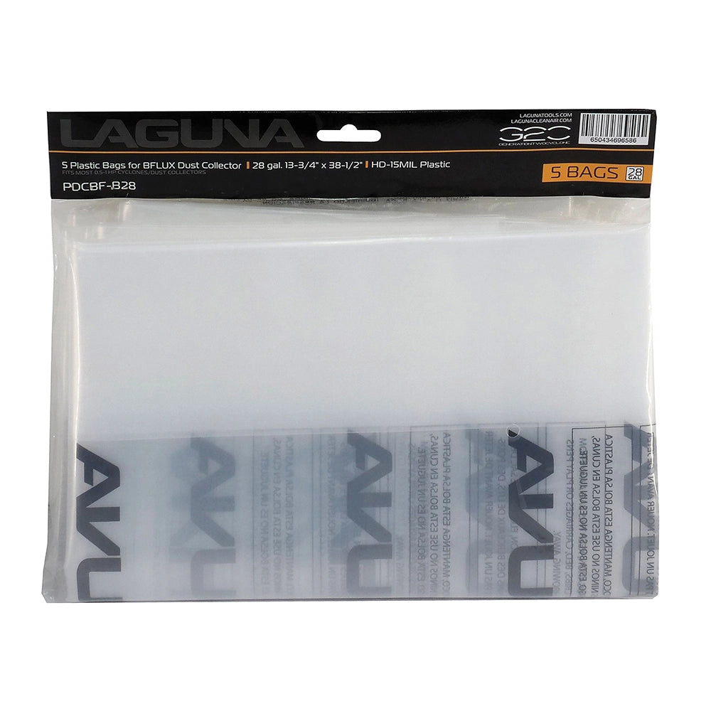 Laguna B|Flux:I 28-Gallon Replacement Bags, 5-Pack