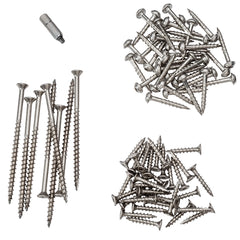 Stainless Steel Hardware Pack for Rockler Modern Patio Love Seat