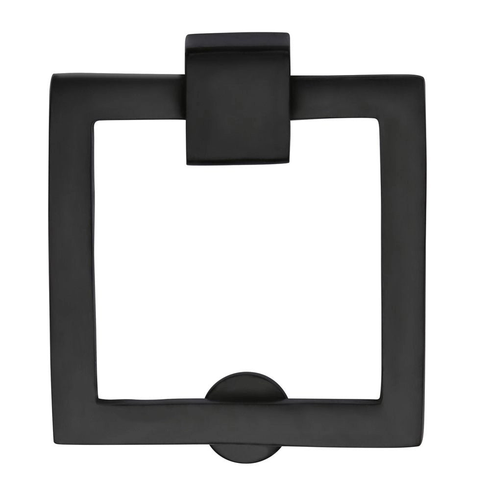 2''  Square Cabinet Drop Pull, Flat Black
