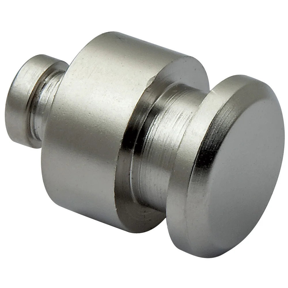 Satin Nickel Foot/Knob for Jewelry Box, 1/2" Diameter