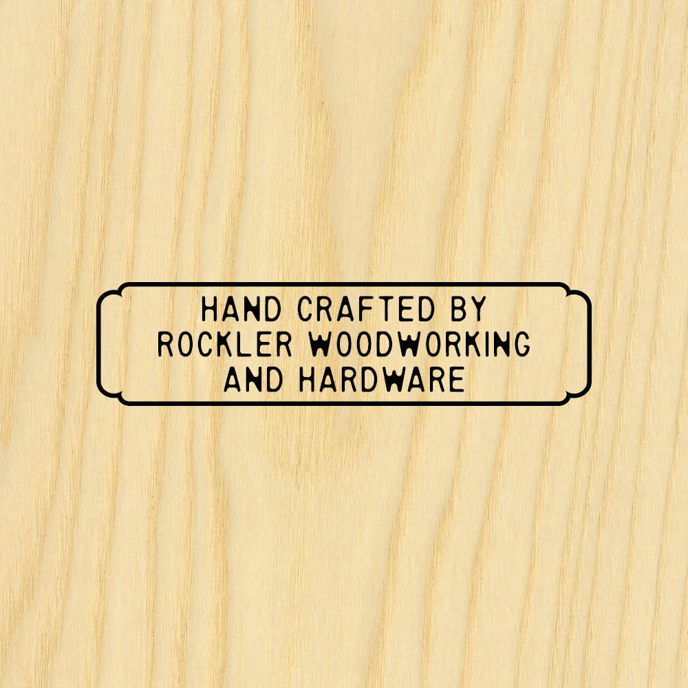 Three-Line Rectangle Branding Iron, Head Only (for Electric Handle)