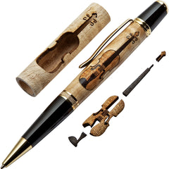 Violin Laser-Cut Inlay Pen Kit Blank