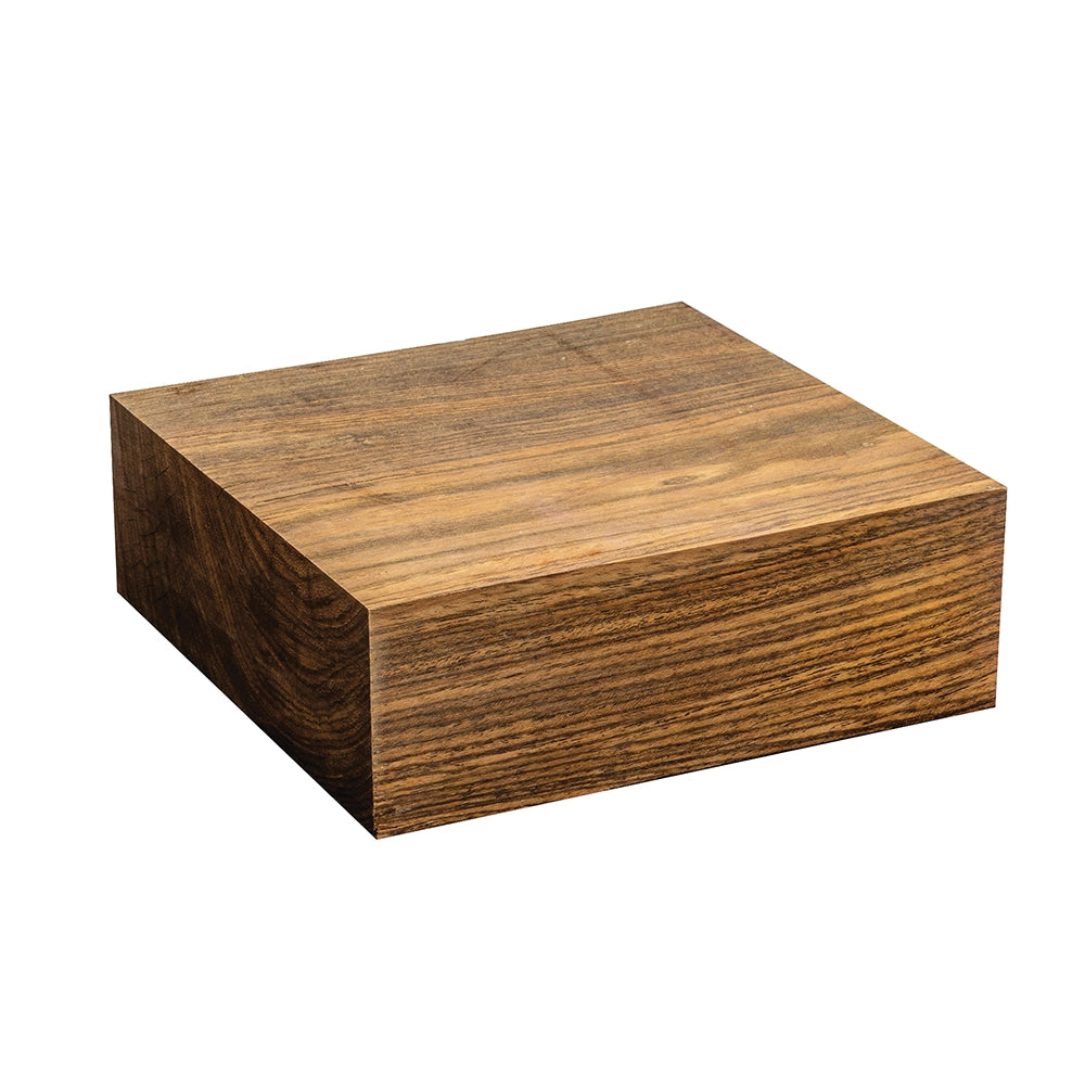 Bocote Bowl Turning Blank, 6'' x 6'' x 2''
