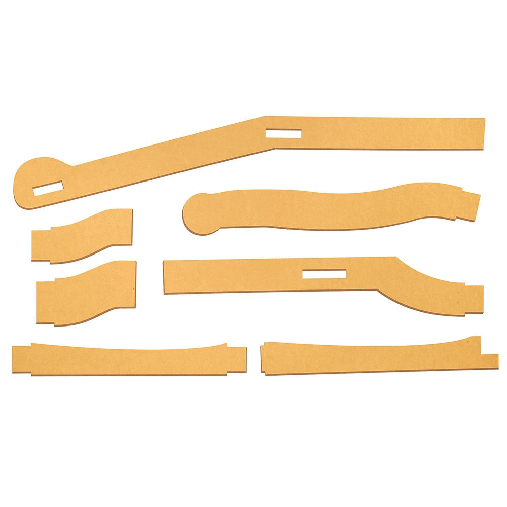 Rockler English Garden Bench Plan with 1/4'' MDF Templates