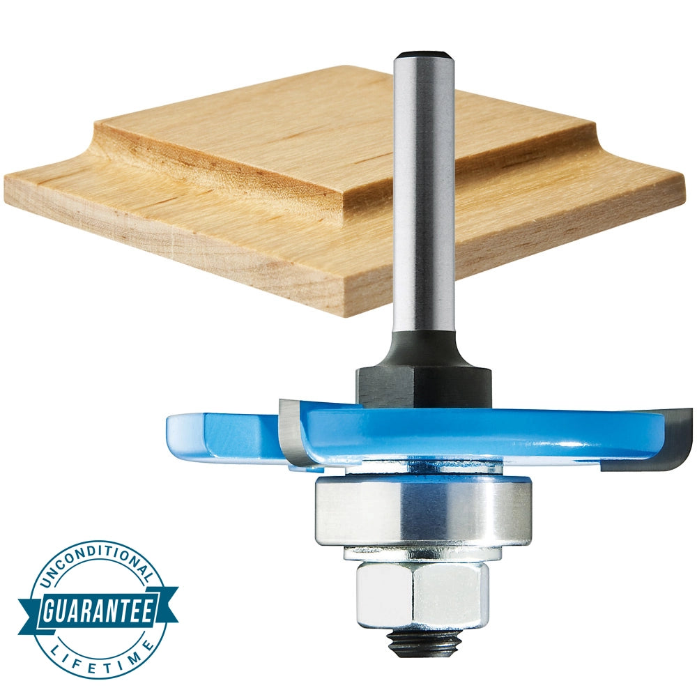 Rockler Back Cutter Router Bit - 2-1/8" Dia x 1/4" H x 1/4" Shank