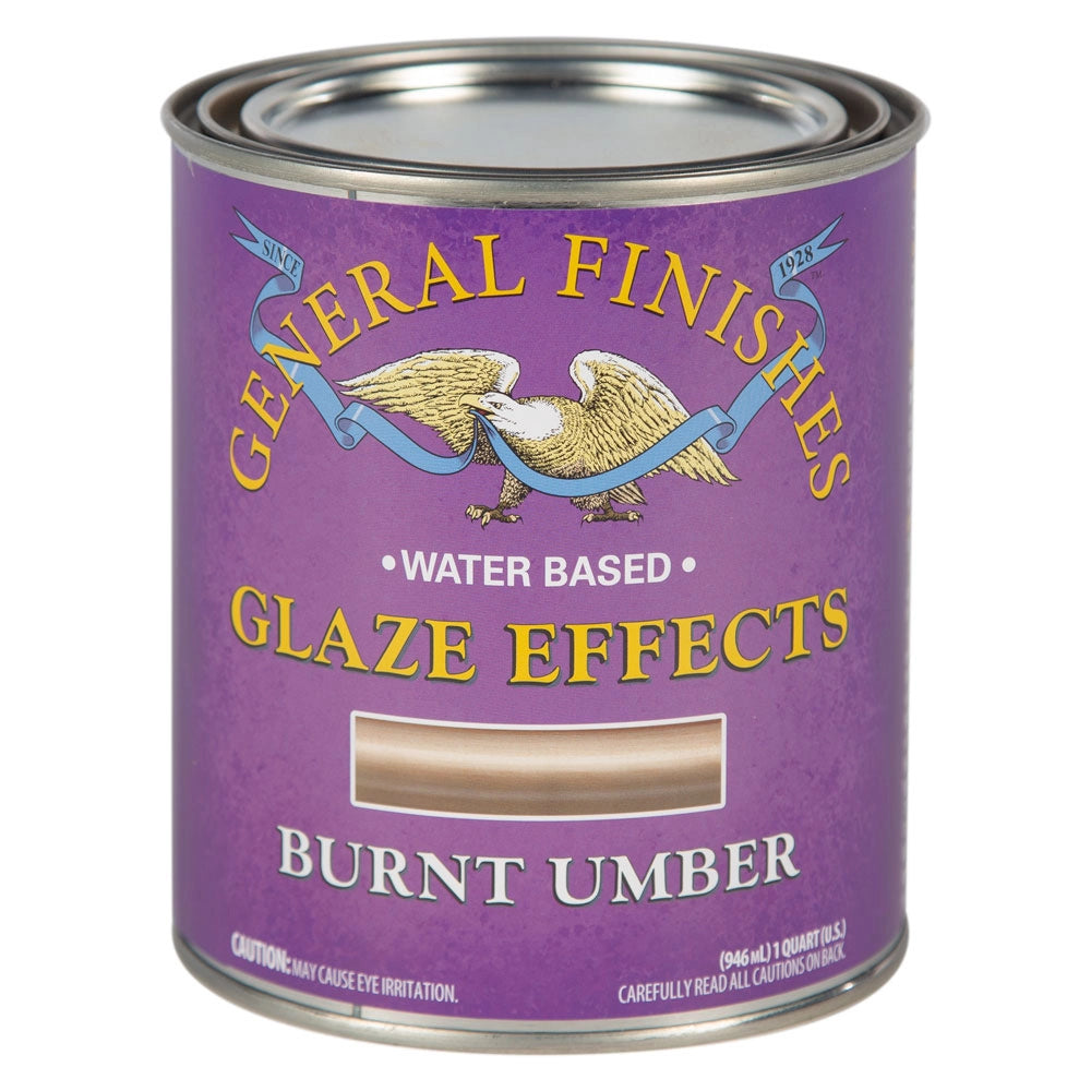General Finishes Burnt Umber Glaze Effects, Pint