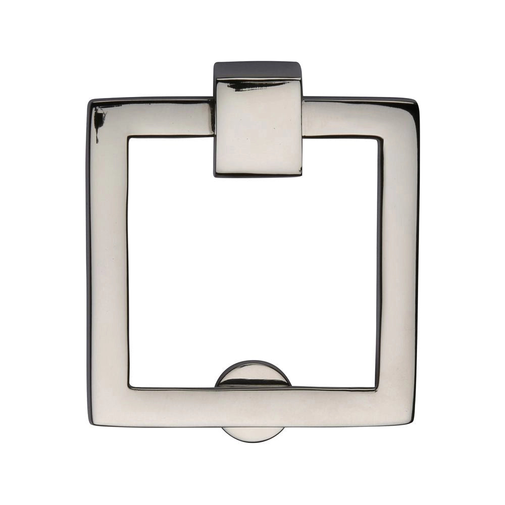 2''  Square Cabinet Drop Pull, Polished Nickel