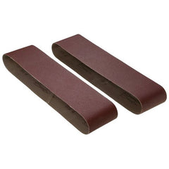 Rikon Sanding Belts, 4'' x 36'', 80-Grit, 2-Pack