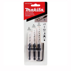 Makita A-99661 3-Piece Countersink Set with Hex Wrench