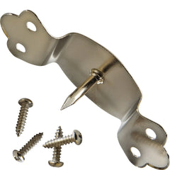 Brass Plated Pinned Loops (Pair)