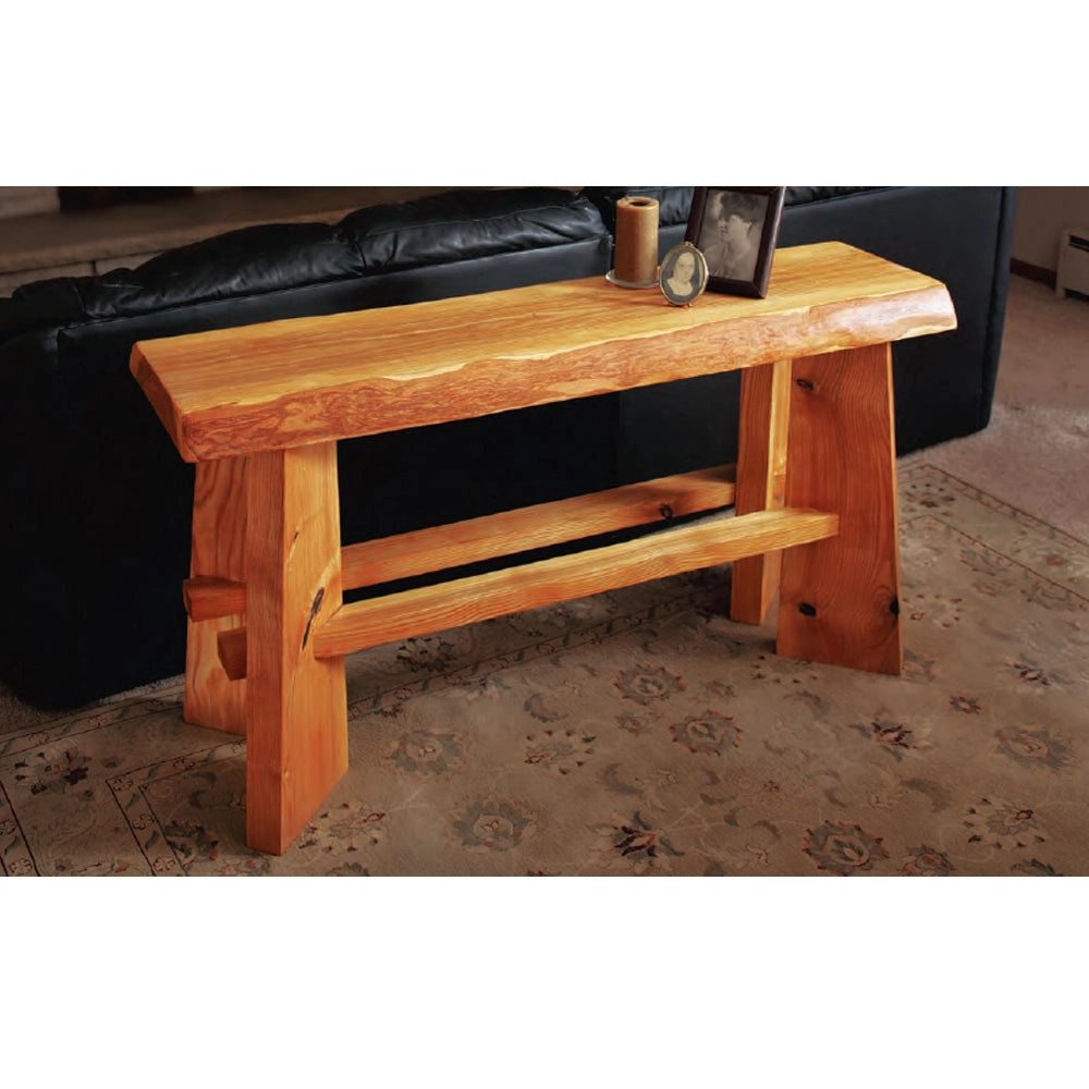 Slab Top Sofa Table Downloadable Plan