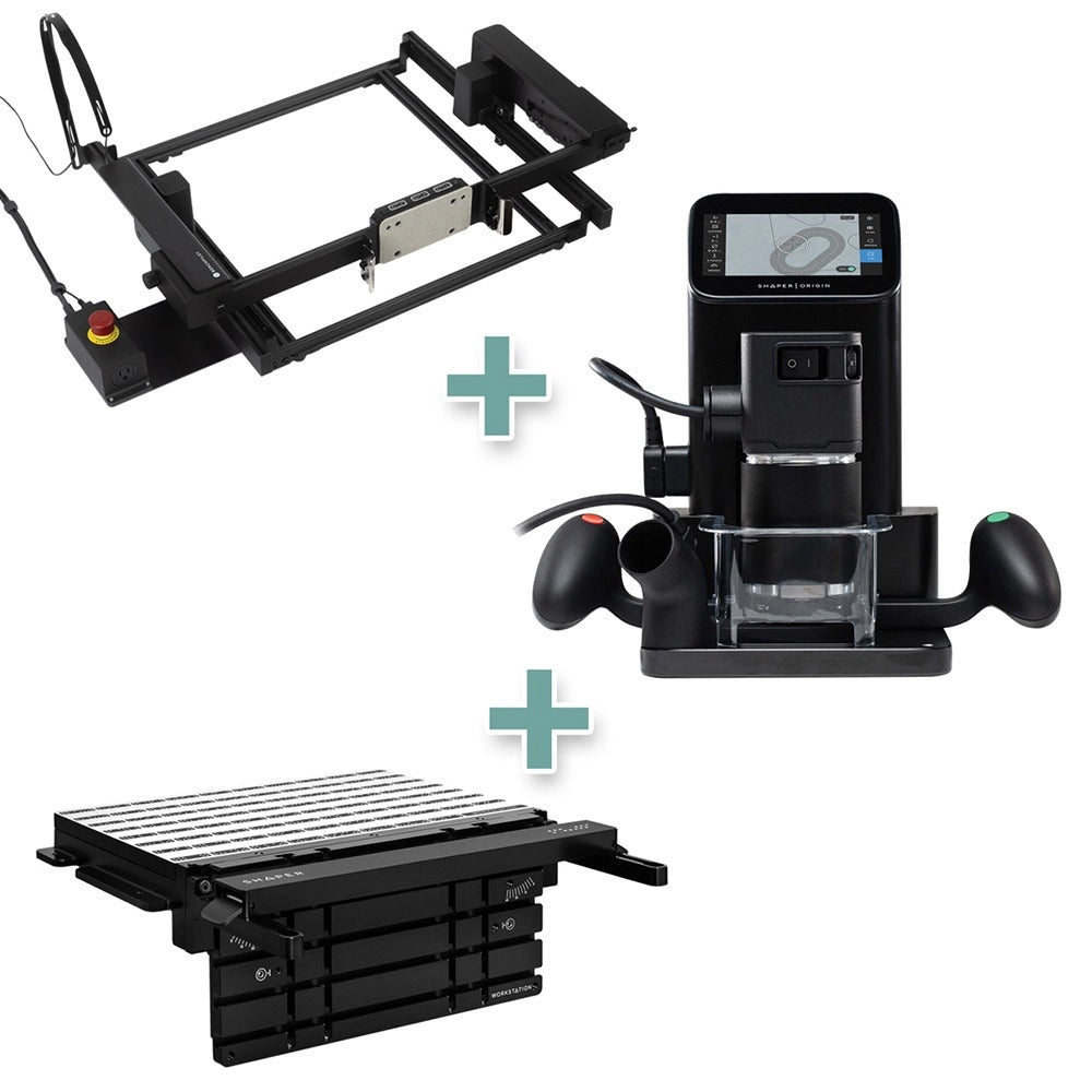 Shaper Origin Handheld CNC Router with Workstation and BenchPilot