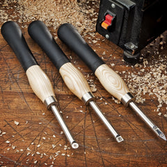 Mini Ergonomic Carbide Turning Tools, 3-Piece Set