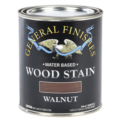 General Finishes Water Based Wood Stain, Walnut, Pint