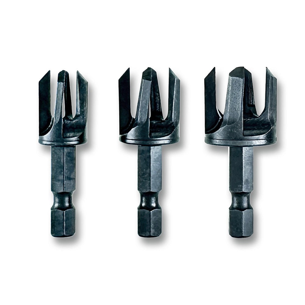 Make it Snappy Tools Tapered Plug Cutter Set, 3-Piece