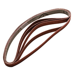 1/2" by 8" Detail Sanding Belt 80 Grit (5/Pk)
