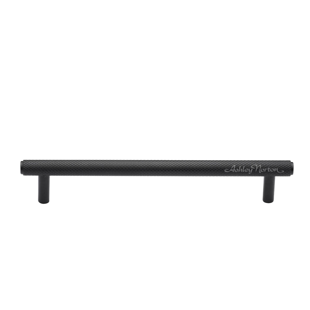 5-1/4''  Basel Knurled Cabinet Pull, Dark  Oil-Rubbed