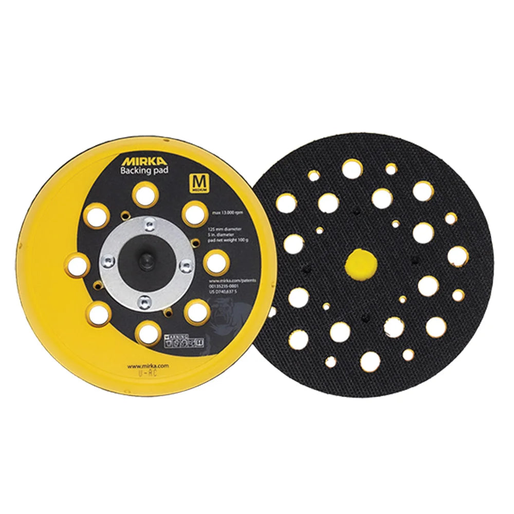 Mirka Sanding Pad 915GV28, 5'' Diameter, 28-Hole, Medium Density