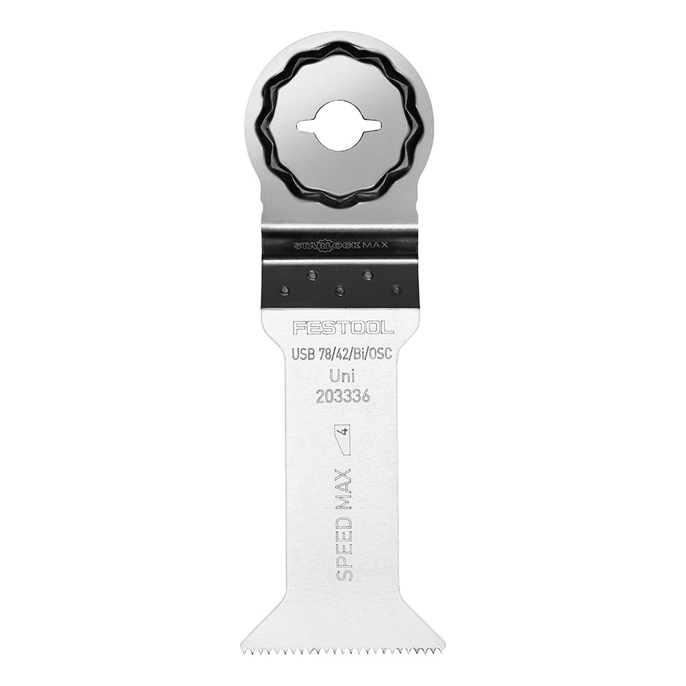 Festool Universal Saw Blade for Oscillating Multi-Tool, USB 78/42/Bi/OSC/5, 1-5/8''W x 3''L, 5-Pack (203336)