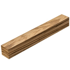 Zebrawood Spindle Turning Blank, 1-1/2'' x 1-1/2'' x 12''
