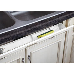 Tip-Out Tray LD Deluxe w/ 45 Degree Hinges - 22 in. White