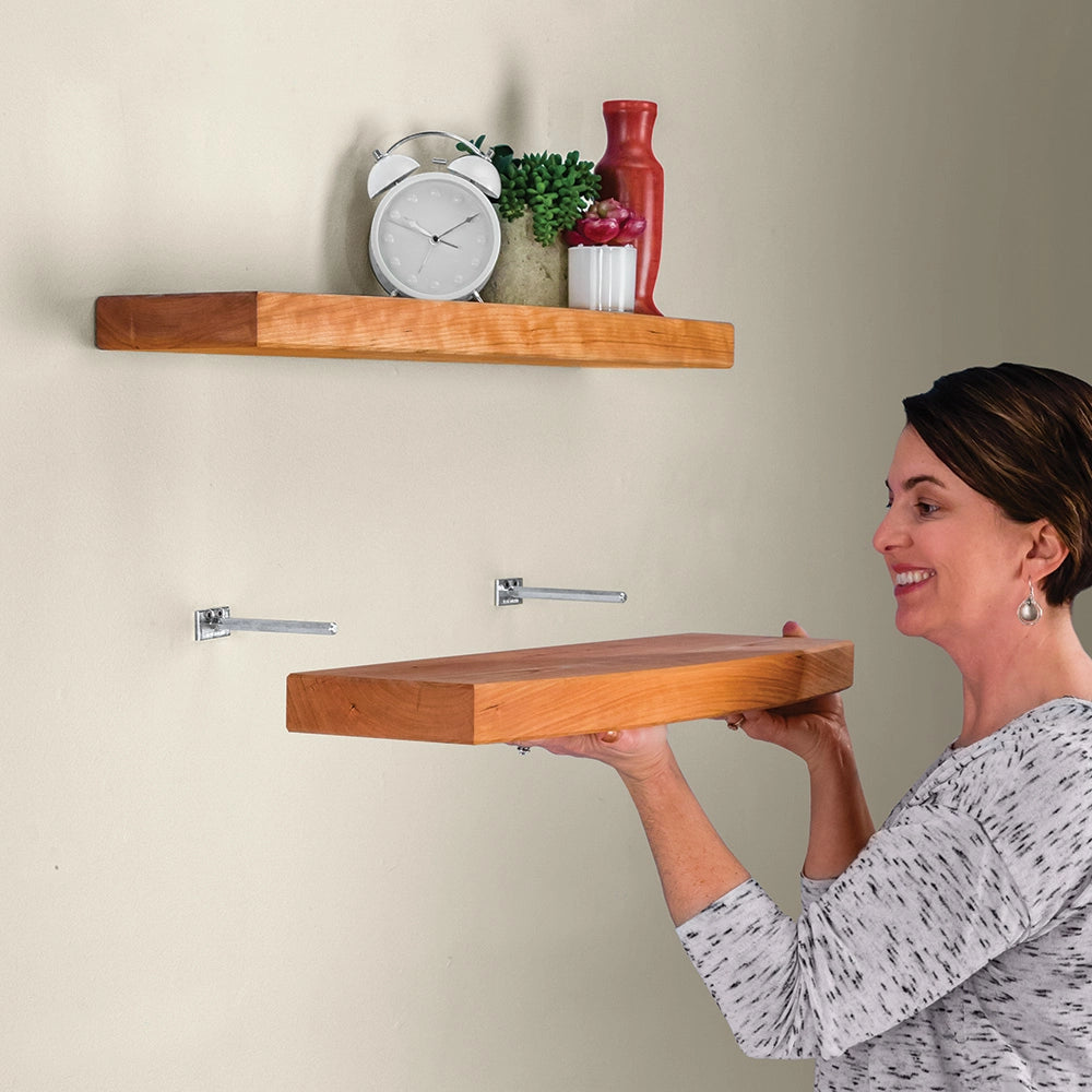 Floating Shelf Bracket Supports (Pair)