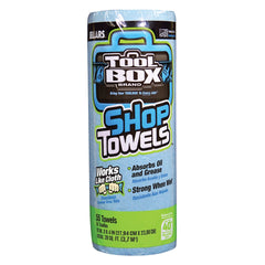 Blue Shop Towel Roll, 55 Sheets