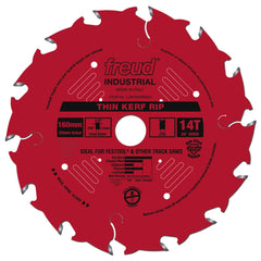 160mm x 14T Freud Industrial Thin Kerf Rip Blade (LU87R006M20)