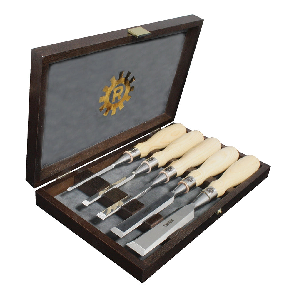 5-Piece Narex Richter Bevel Edge Chisel Set
