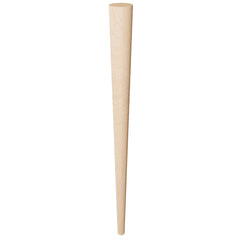 29'' Tapered Turned Leg with Semi-Gloss Finish, Hard Maple