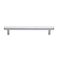 7-1/4''  Hex Modern Cabinet Pull, Polished Chrome
