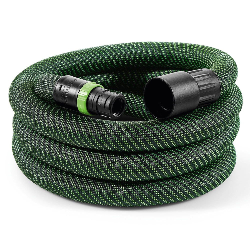 Festool Tapered Anti-Static Hose with Bayonet Fitting and Airflow Bypass, 27mm/32mm x 3.5m (577158)
