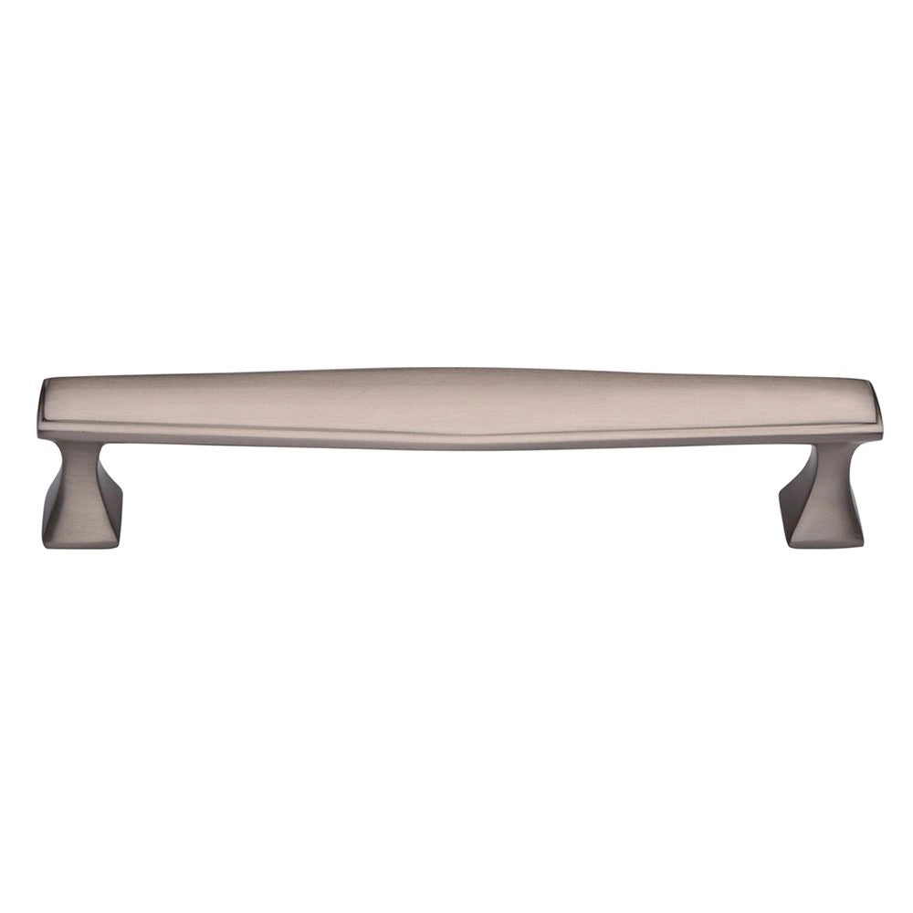 10-5/8''  Deco Cabinet Pull, Satin Nickel