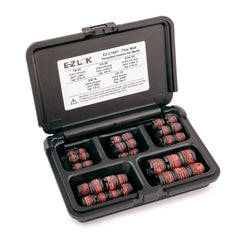 E-Z LOK Threaded Insert Assortment Kit for Metal - Thin Wall - Carbon Steel - 10-24 to 1/2-13
