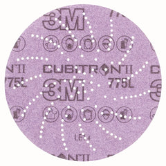 3M Xtract Cubitron II 775L 5'' Dia. Film-Backed Disc Multi-Pack (3 each 80-, 120-, 150-, 180-, and 220-Grit)