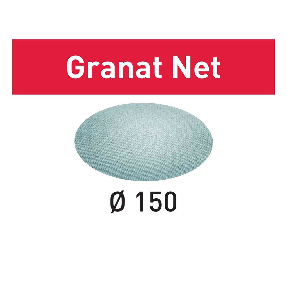 80-Grit 6'' Festool Granat NET D150 Abrasive Discs, 50-Pack (203303)