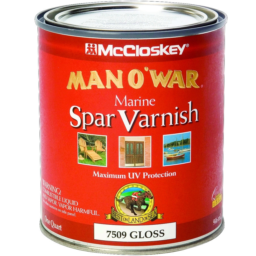 Man O' War Spar Varnish, Gloss, Quart