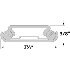14" Centerline® Lifetime Series 714 35lb. Center Mount Drawer Slides