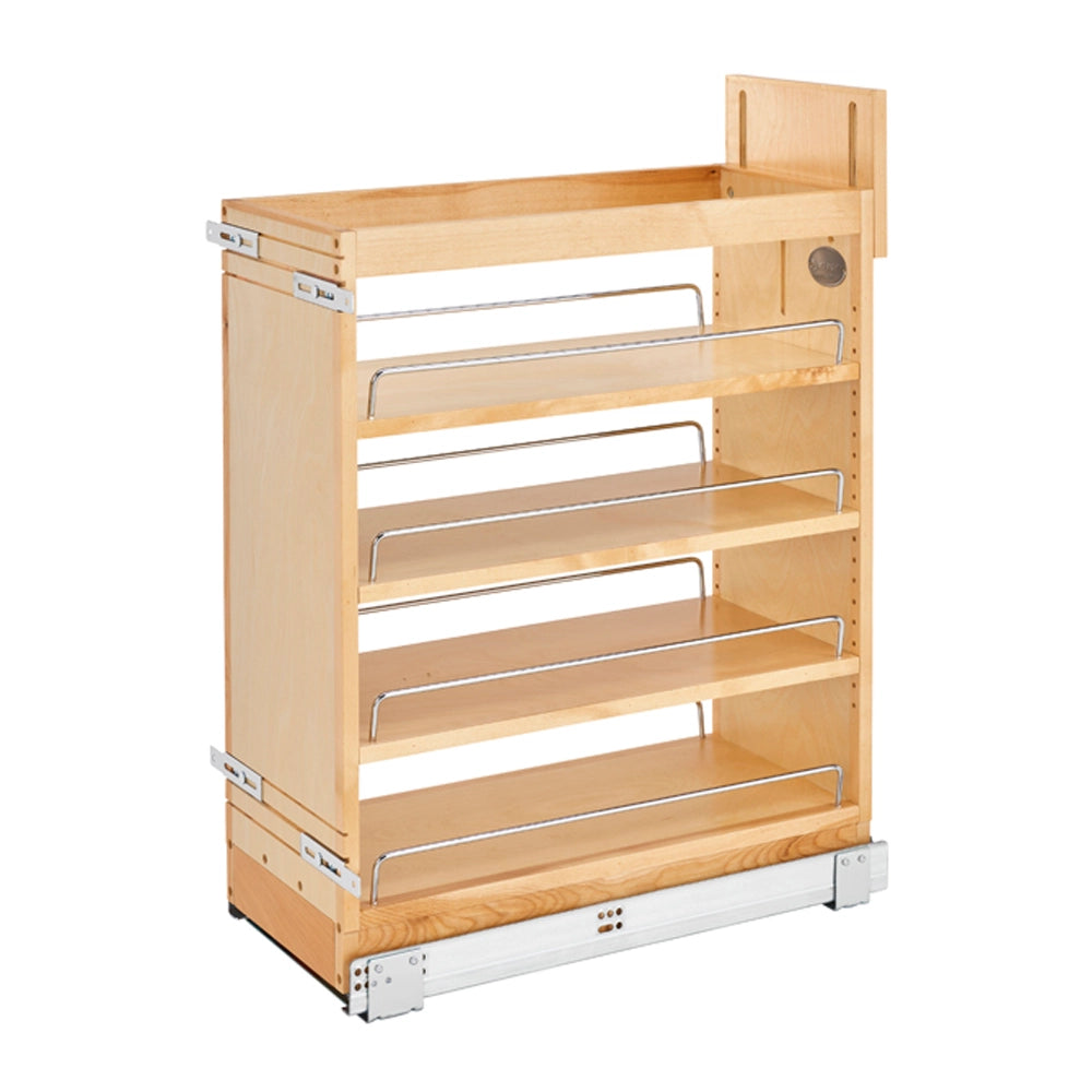 Base Cabinet Pullout Organizer with Blumotion Soft-Close - 9.5 in. Maple