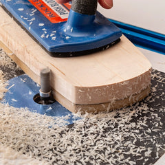 Rockler Template-Routing Compression Router Bit, Top Bearing, 1/2''D x 1''H x 1/4'' Shank